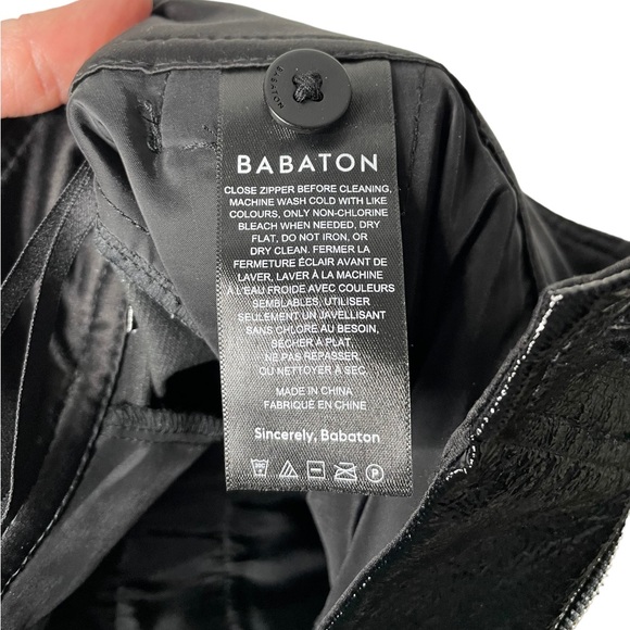 Aritzia | Babaton The New Command Pant in Black Gloss 6 - Picture 5 of 10